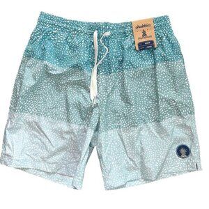 NWT Chubbies The Whale Sharks Classic Swim Trunks 7” Blue Size Medium